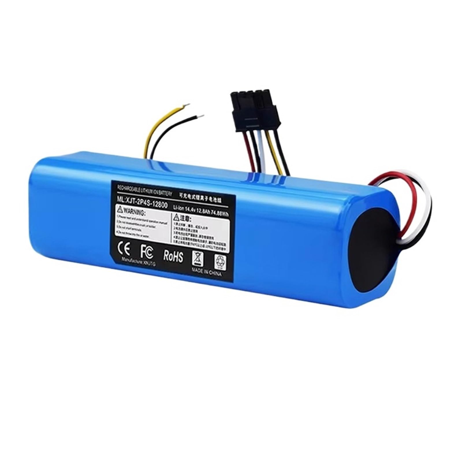 Batería De 14,4 V Y 12800 MAh Compatible con Aspiradoras Robóticas Cecotec Conga 4090, 4490, 4590 Y 4690.(9800mAh-14.4V)