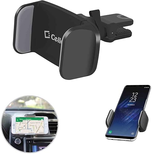 Cellet Soporte ajustable para teléfono de ventilación de coche, con agarre expandible, soporte de teléfono para ventilación de aire, soporte
