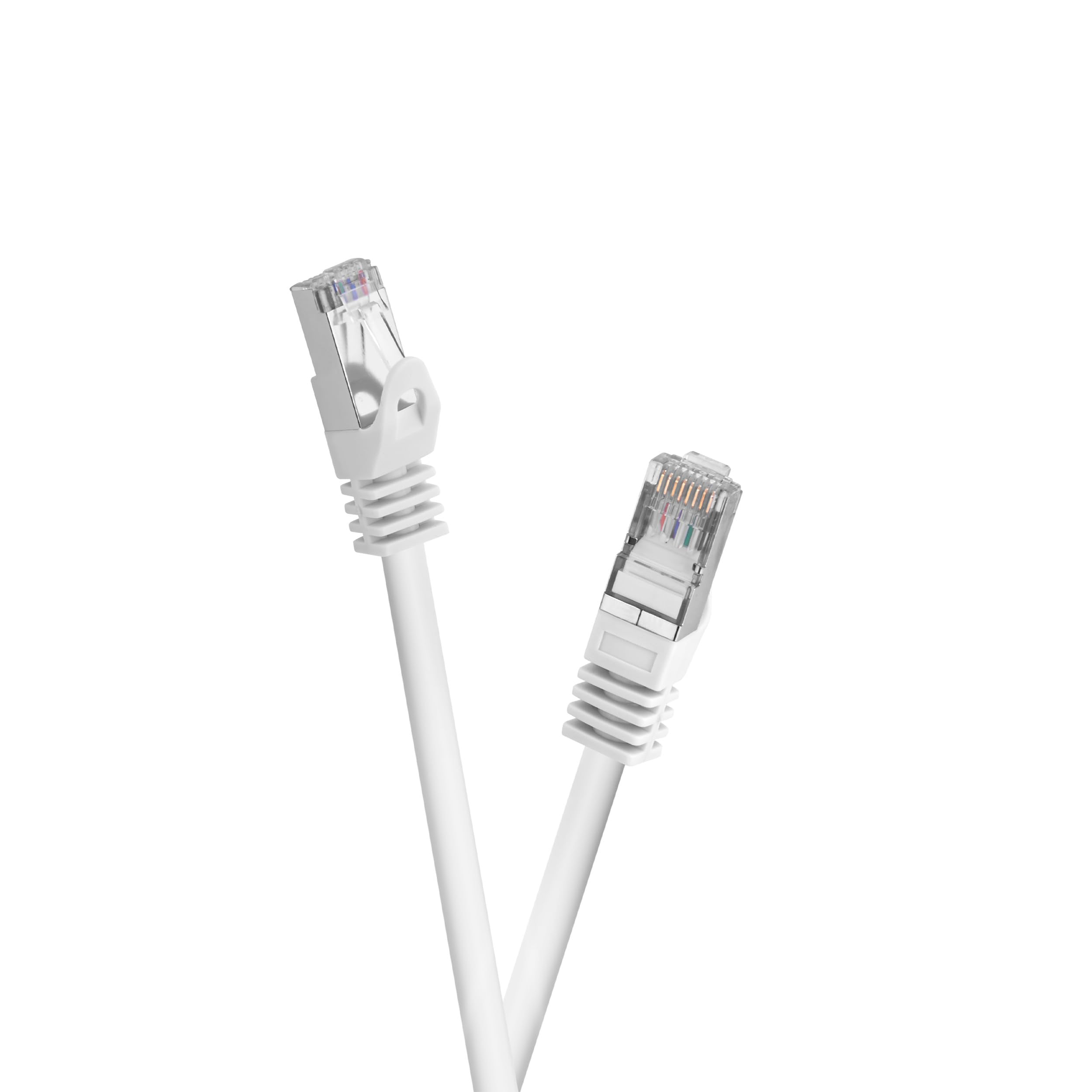 celexon Cat 6A Patchkabel - S/FTP 0,5m, weiß