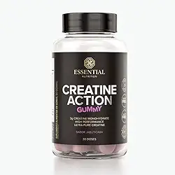 Creatine Action Gummy Jabuticaba Essential Nutrition 60 Gomas