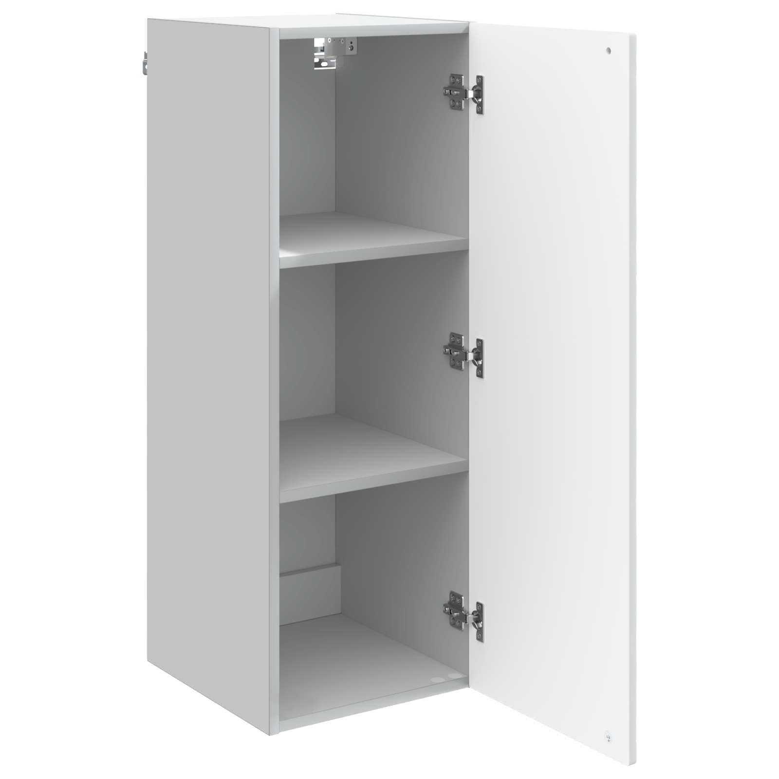 vidaXL Armoire Murale 33 x 34,5 x 90 cm Bois d'ingénierie Blanc