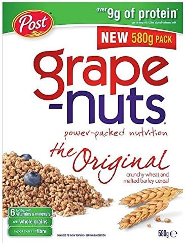 Grape-Nuts Crunchy Wheat & Malted Barley 580g - Pack of 6