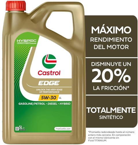 Castrol EDGE 5W-30 LL Aceite de Motor Avanzado Sintético, 5L - Imagen 4