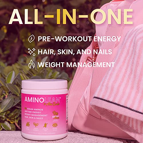 Rsp Nutrition Aminolean X Alix Earle Berry Alixir - Pre Workout Powder, Clean Energy With No Jitters, Tingles, Or Crash, Added Biotin For Hair, Skin, Nails, 30 Servings #TOP1