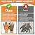 LOCCEF Work Gloves MicroFoam Nitrile Coated-6 Pairs,Endurance Seamless Knit Nylon,Dots on palm,Tacky Dot Grip Gloves,Orange-9L
