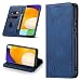 Produktbild Leaisan Handyhülle für Samsung Galaxy A52 5G/4G, Samsung Galaxy A52S 5G Hülle Premium Leder Flip Klappbare Stoßfeste Magnetische [Standfunktion] [Kartenfächern] Schutzhülle Tasche - Blau