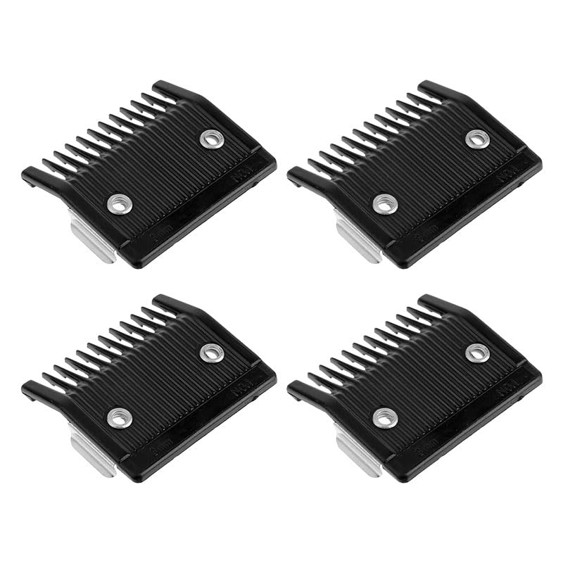 4 PCS Classic Scissor Limit Comb, 13mm Metal Rear Guide Plate, Paired with Hair Clippers for even Trimming and Quick Creation of Multiple Hairstyles.