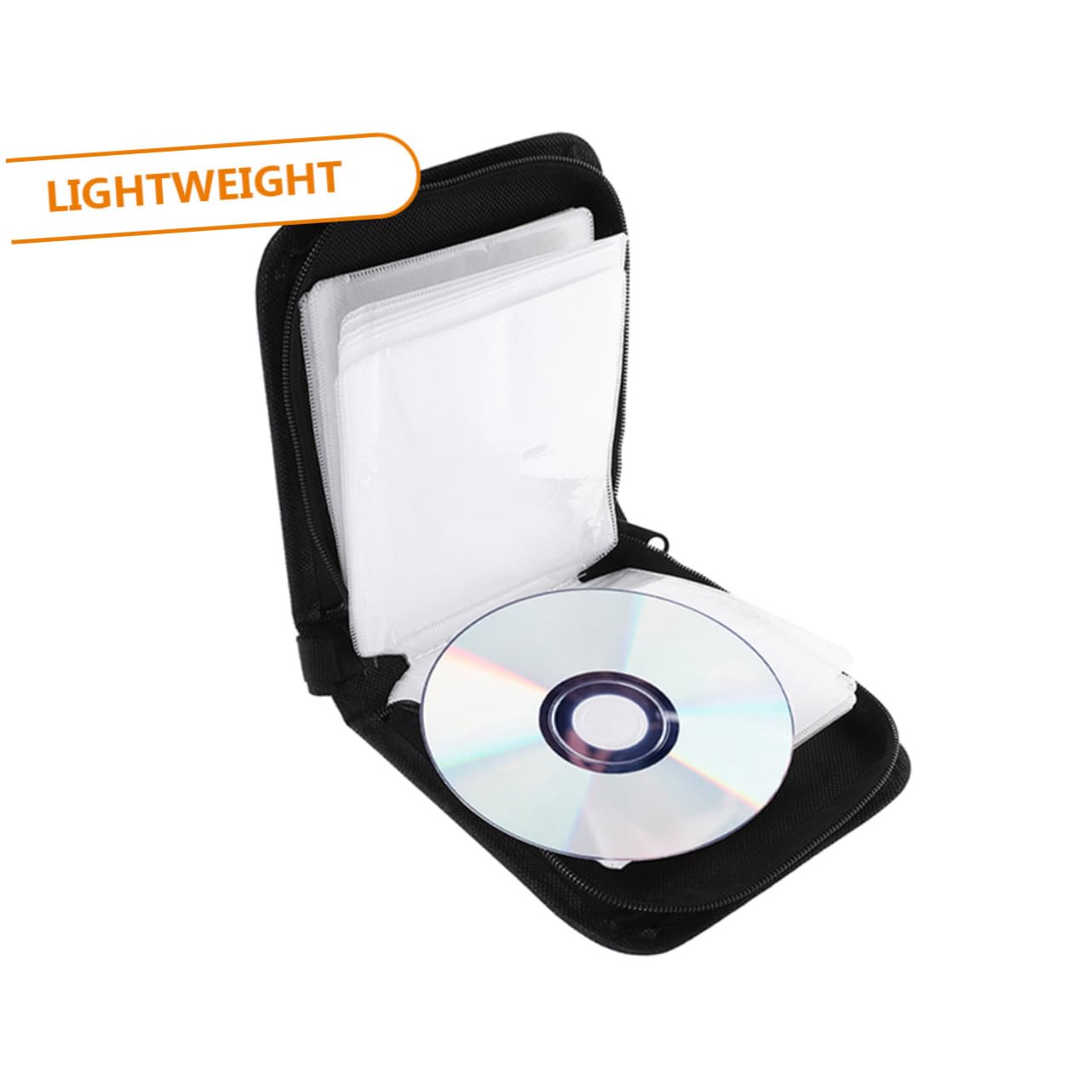 Cabilock 4 Set Custodia Protettiva Per Dvd Da Organizer Da Viaggio Oxford Design Compatto Con Chiusura Cerniera Capacità Dischi 2 Pezzi * 4