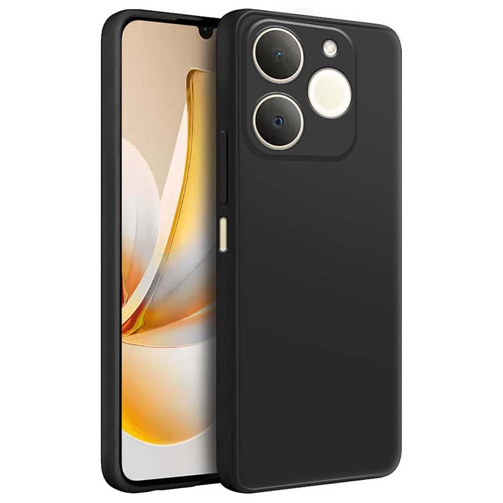 REALME NARZO 80 LITE 4G / REALME C71 BLACK SILICONE COVER