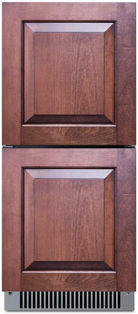 Summit 15” Two Drawer Refrigerator, Indoor or Outdoor Refrigerator, 2.76 cu.ft. Capacity, ADA Compliant, ENERGY STAR, Stainless Steel, Panel Ready Capable*- ADRD15 (*Panels not included) on Fridge.com