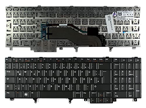 Clavier Allemande Keyboards4Laptops de rechange pour Dell PK130FH1A11 finition haut de gamme