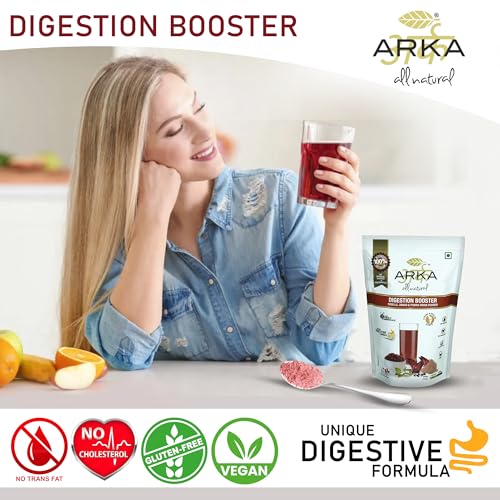 Image of Arka All Natural 3 Pk Digestion Booster Preservative Free Health & Nutritional Instant Energy Drink Powder Mix - 215gm Each