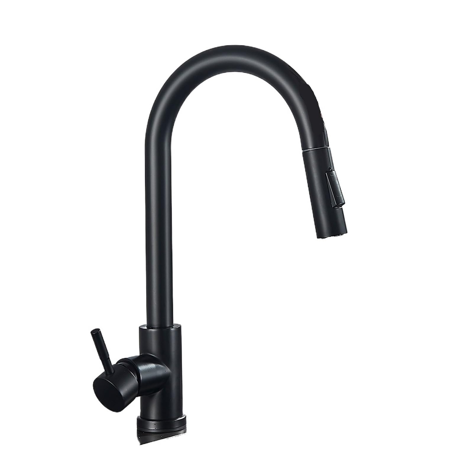 Smart Touch Kitchen Faucet Black Pull Out Sensor Faucets Black/Nickel 360 Rotation Crane 2 Outlet Water Mixer Taps(Black Brushed Gold B)