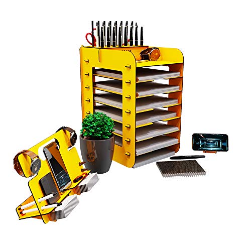 Kuk Design Robinia A4 Evrak Rafı Ofis Masaüstü Organizer Set (Siyah)
