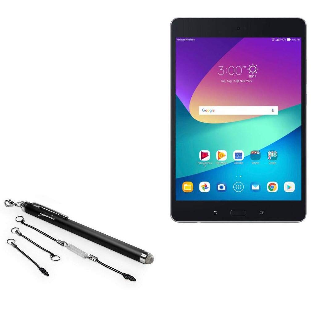 BoxWave Stylus Pen Compatible with ASUS ZenPad Z8 (Stylus Pen by BoxWave) - EverTouch Capacitive Stylus, Fiber Tip Capacitive Stylus Pen for ASUS ZenPad Z8 - Jet Black