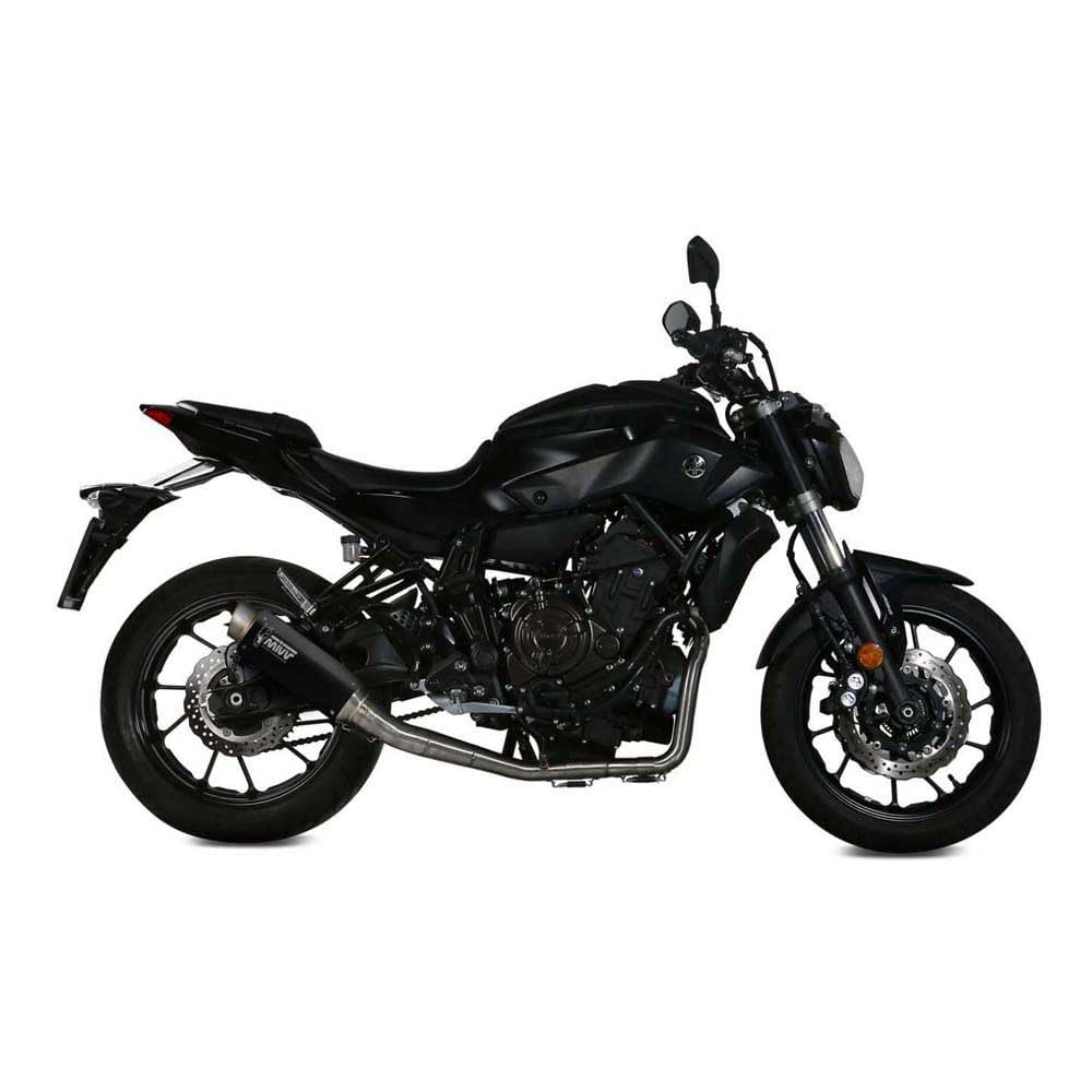 Mivv Scarico Completo 2x1 YAMAHA MT-07 2014 > GPpro STEEL BLACK ALTO/High up
