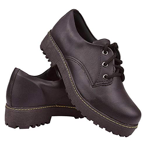 Oxford Feminino Chiquiteira Napa Preto Ff 38