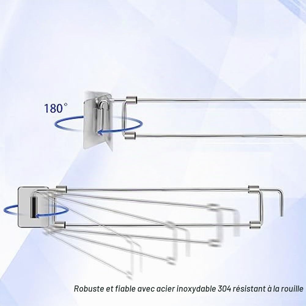 Lot de 2 barres réglables sécurisées en acier inoxydable pour camping-car, remorques, réfrigérateurs, placards, placards 31,8 à 56,6 cm