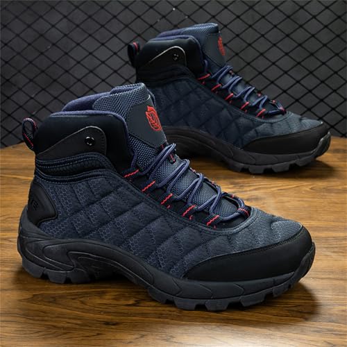 Men's Mid Top Lace Up Military Tactical Boots Lightweight Waterproof Outdoor Boots Combat Work Hiking Desert Jungle Booties3