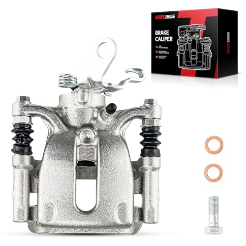 Image of Torchbeam Rear Brake Caliper Left for Volkswagen 2015-2021 Passat, Volkswagen 2016-2021 Golf, Volkswagen 2016-2019 Golf SportWagen, Rear Left Caliper Replace # 19B7272