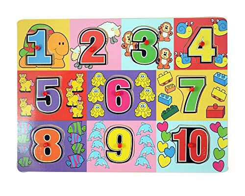 Image of Premium Wooden Puzzle /Kids Educational Toy with Knobs for Children (Combo Set)