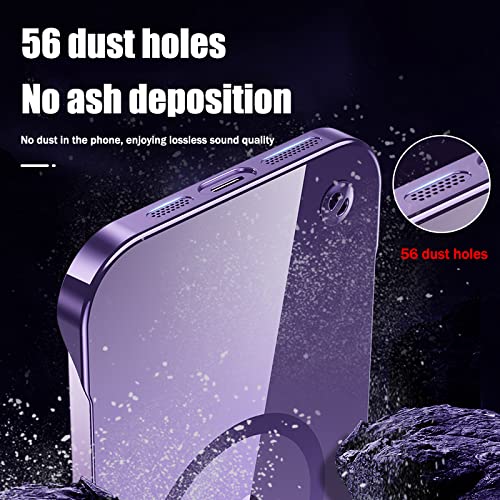 Coque sans cadre iPhone 14 Pro avec anneau magnétique pour charge stable