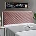 Housse De Tête De Lit En Velours Pour Lit Queen / King, Housse Anti-poussière Extensible De Couleur Unie Pour Décor De Chambre À Coucher, Douce Et Confortable ( Color : Pink , Size : 150cm(59inch) )