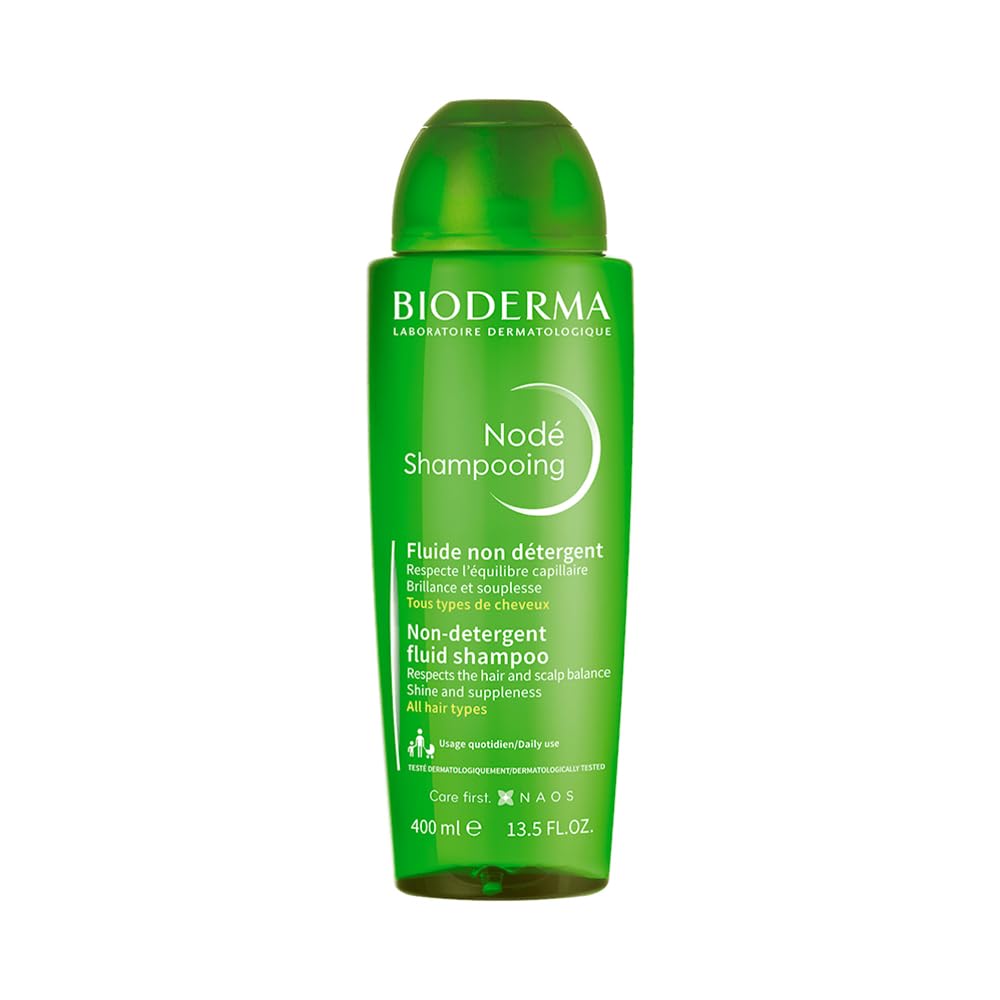 Bioderma Node Shampooing - Cleanses, Respects and Protects | Daily Use Gentle Clarifying Water-Based Shampoo | SLS Free, 400ml-image-0