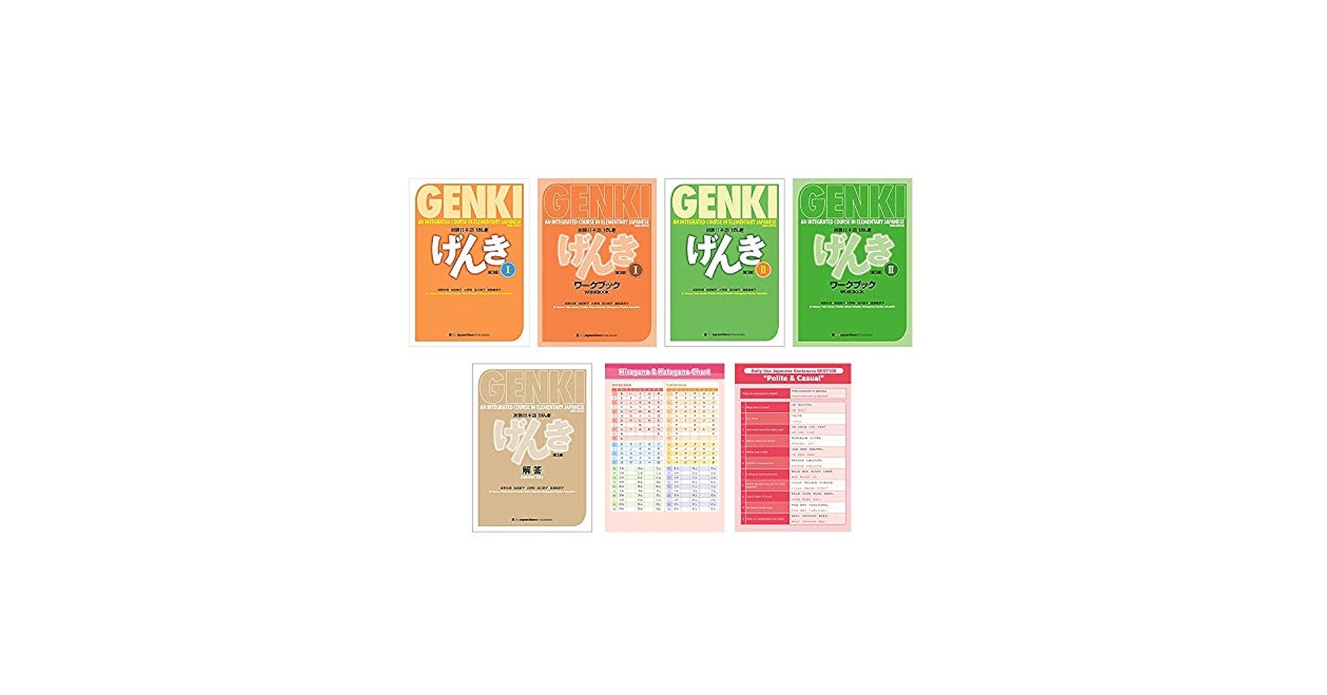 GENKI げんき ワークブック 1, 2 Amazon.com: GENKI 1 2 An Integrated Course in Elementary