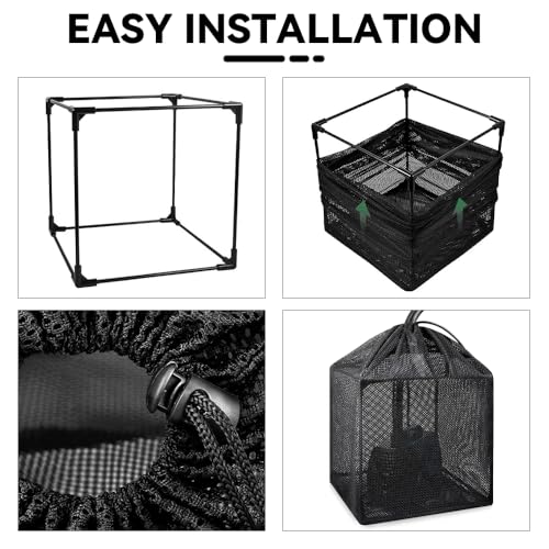 Heran 2 Pack Bolsa Filtro de Bomba para Estanque 10"x10" miniatura 7