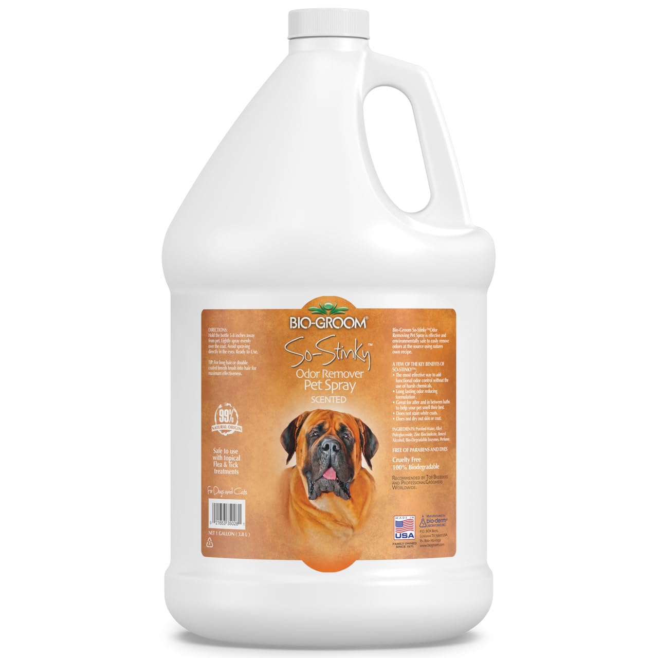 Bio-Groom So Stinky Scented – Odor Remover Pet Spray – 3,8 L