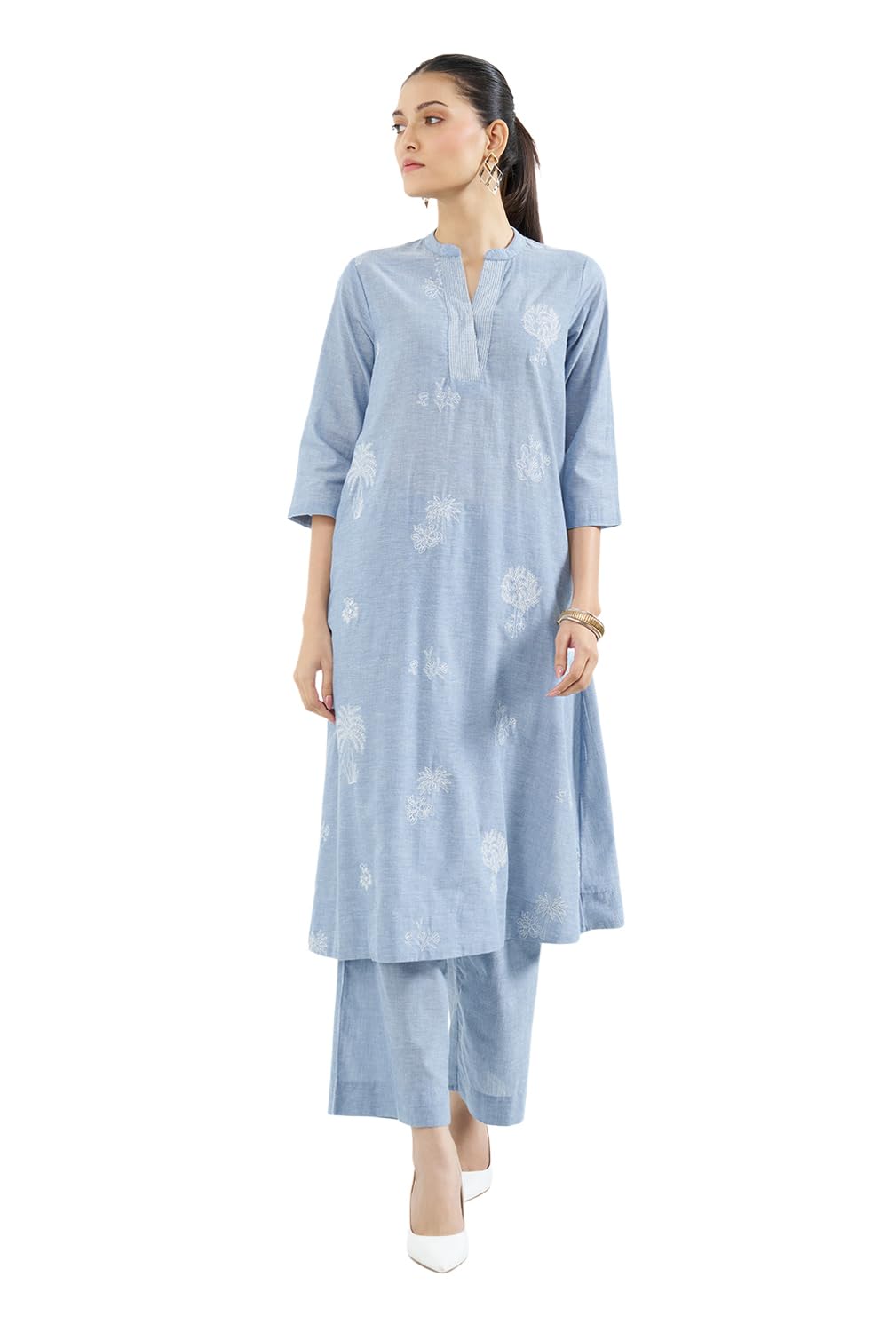 rangmanch by pantaloons Womens 1 x Pant 1 x Kurta-picture-17
