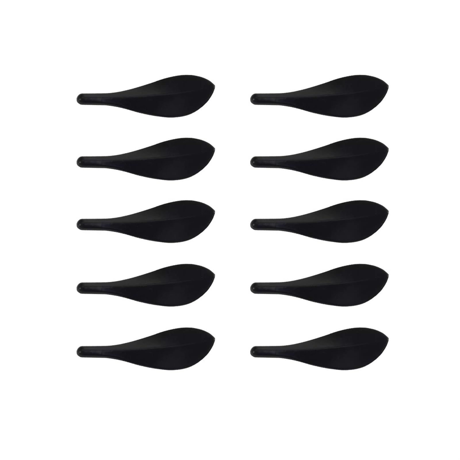 ZAANHA 10pcs Black Leaf Pull Handles 3.5 inch Cabinet Door Handle, Drawer Pulls Vintage Knob Handle Knobs Cabinet