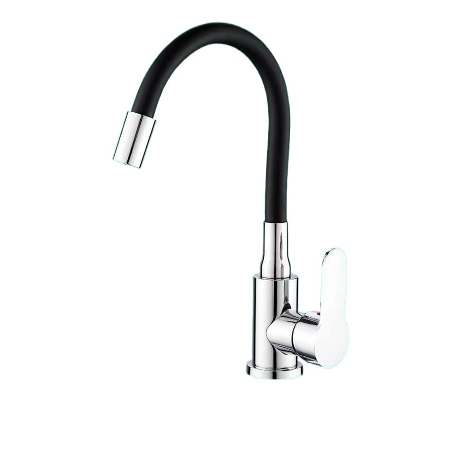 Gqnblvhzupdm B Kitchen Faucets, Kitchen Faucet Stainless Steel Flexible Spout Sink, Hot Cold Water Mixer Tap 360 Degree Rotate Crane(B)
