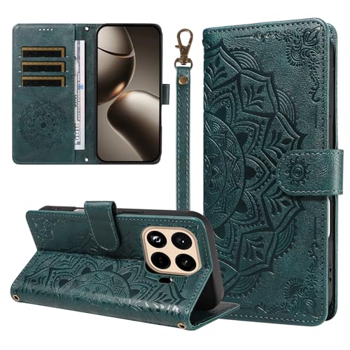 �X�}�z�P�[�X �Ή��@�� for Xiaomi 15T Pro �X�}�z�P�[�X�y�t���b�v�� �X�^���h�t�� �J�[�h�z���_�[ �������[ �}�O�l�b�g���� �E�H���b�g�zGreen