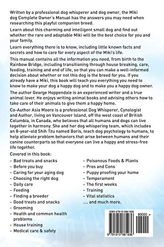 Miki. Miki dog Complete Owners Manual. Miki dog book for care, costs, feeding, grooming, health and training. - Image 2