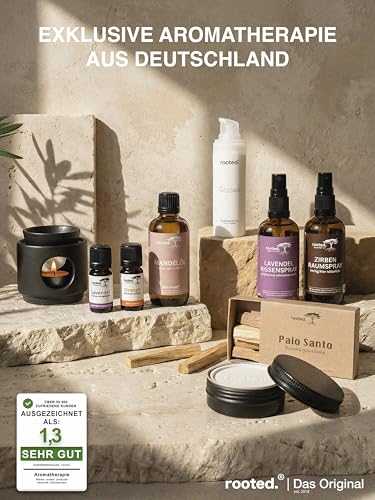 rooted.® Premium Räucher-Set [Bio-QUALITÄT] | 3 Bündel kalifornischer Salbei + 3 Palo Santo Räucherholz [100% NATURREIN] | Traditionelles Räucherwerk | 100% kontrollierte und nachhaltige Ernte