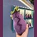 CXHM Plüsch Cartoon Spielzeug Schlüsselanhänger Tasche Anhänger, Aubergine Schlüsselanhänger, Cartoon Plüsch Aubergine Schlüsselanhänger(7)