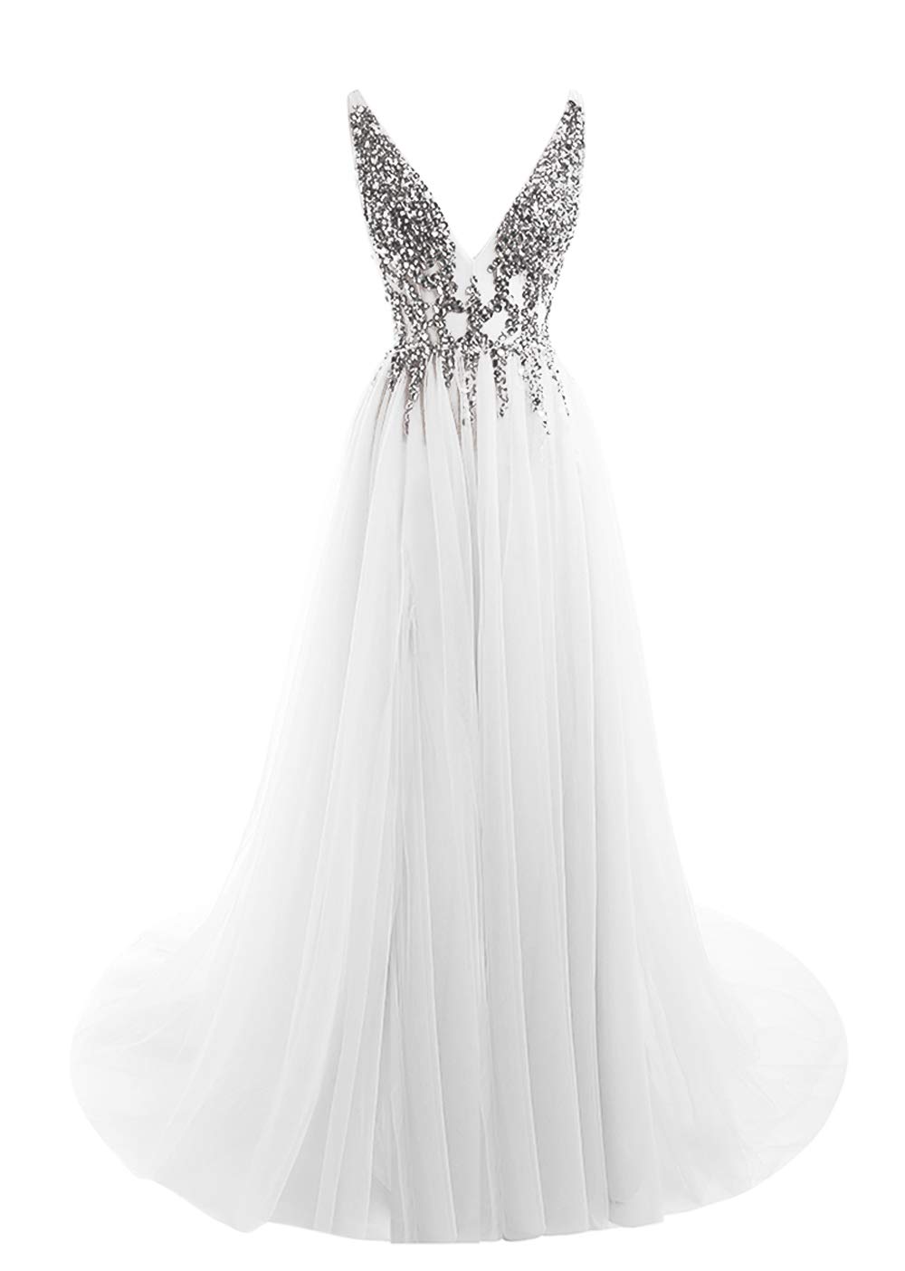 White Sequin Dresses The Dress Shop