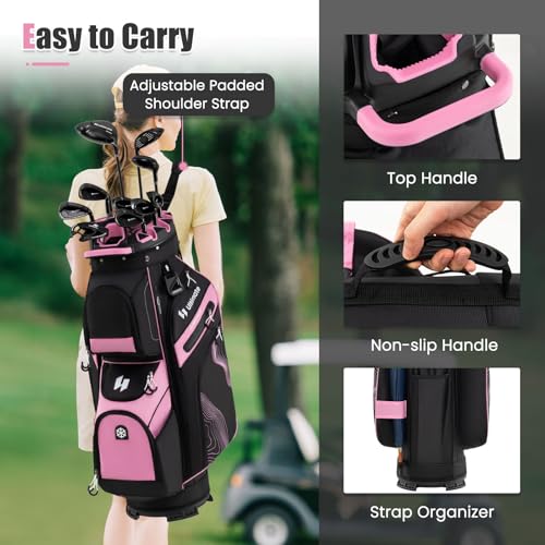 ULTIMATE 14-Way Cart Bag Black
