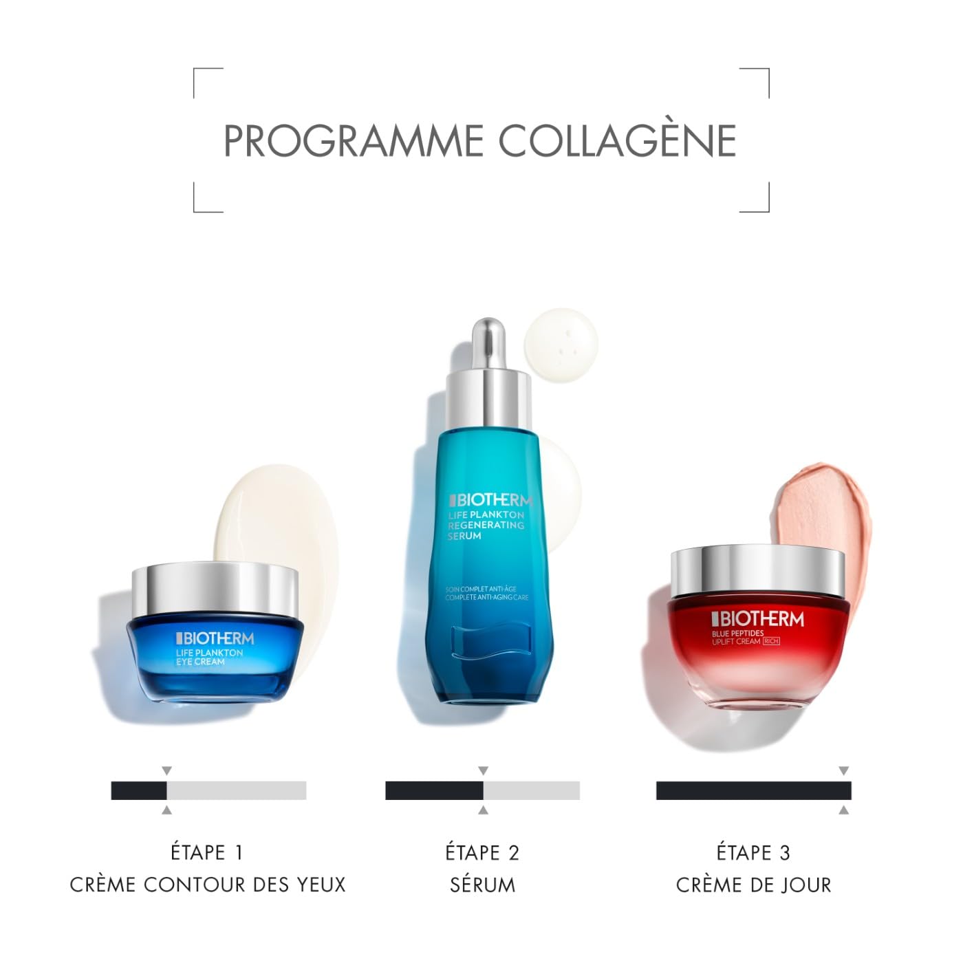 Biotherm, Blue Peptides Uplift Crème Anti-Âge Riche, Nourrit & Raffermit, Enrichie en Biotech Plankton & Collagène, Pour Tous les Types de Peau, 50 ml