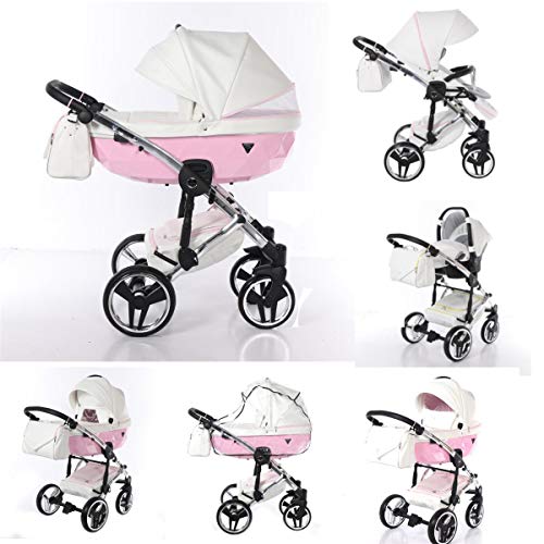Junama kinderwagen combinatie kinderwagen premium buggy babyzitje + accessoires Isofix selecteerbaar Candy by Ferriley… - Afbeelding 3