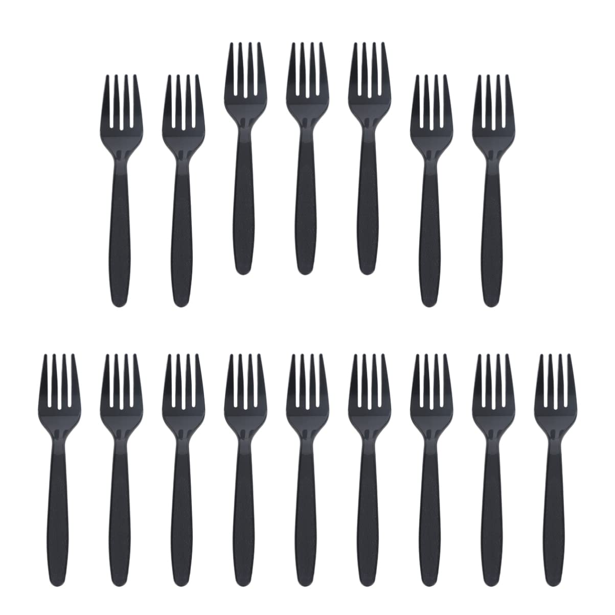 FRCOLOR 48pcs Portable Tableware for Party Disposable Flatware Disposable Dinnerware Metallic Tableware Replacement Balloons Food Forks Party Picnic Forks Dinnerware for Picnic re-usable
