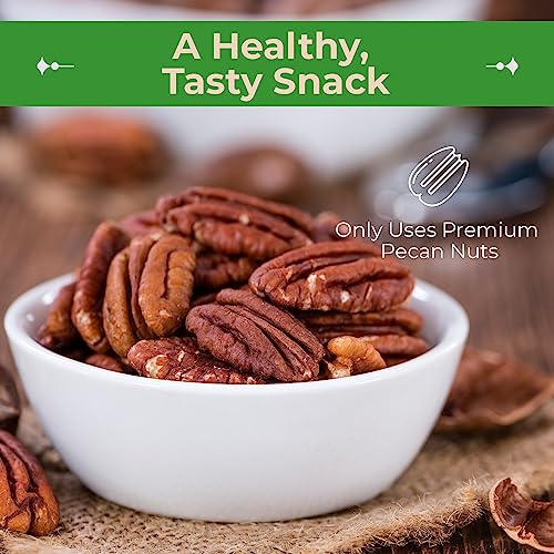 Sincerely Nuts - Raw Pecans (No Shell) | Three Lb. Bag | Shelled Whole Pecan | Delicious Healthy Snack Food | For Baking, Snacking And Dessert Treats | Gluten Free And Kosher | Fresh Resealable Bag #TOP4