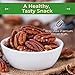 Sincerely Nuts - Raw Pecans (No Shell) | Three Lb. Bag | Shelled Whole Pecan | Delicious Healthy Snack Food | For Baking, Snacking and Dessert Treats | Gluten Free and Kosher | Fresh Resealable Bag