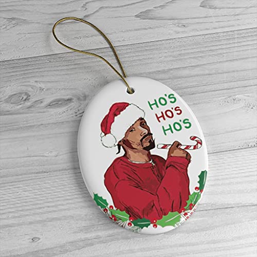 Décorations de Noël amusantes , le cadeau ovale idéal
