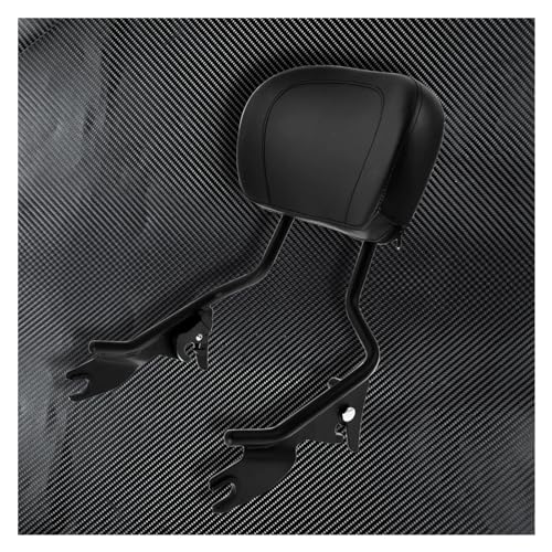 Dossier passager arrière moto Touring Street Glide Road King 2009-2021 noir amovible