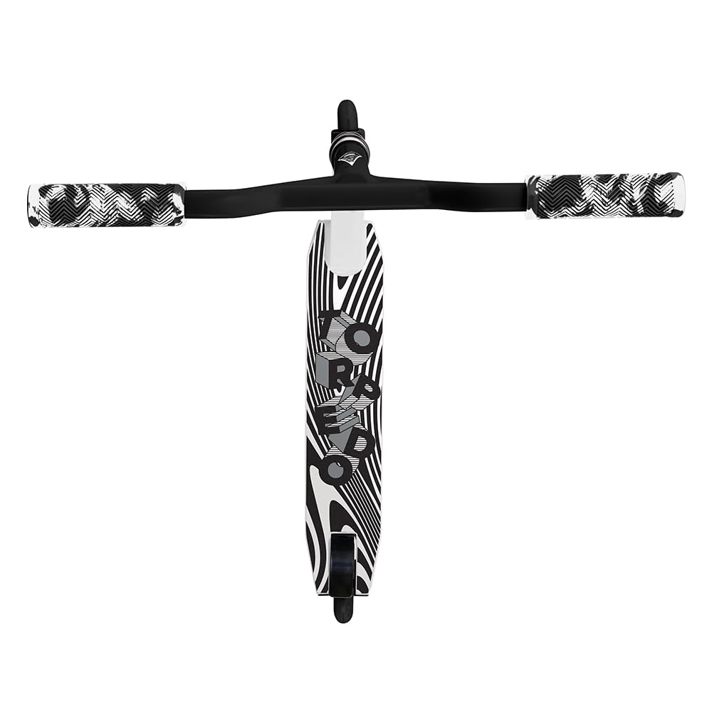 Trottinette d'acrobaties Torpedo Hyperimmersion - Trottinette Freestyle avec Deck en Aluminium 6061, Roues de 100 mm et Roulements ABEC 7 (Blanc)