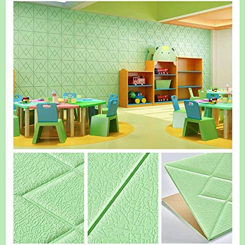 Papier Peint Auto-Adhésif Brique Rénovation Facile Sans Colle pour Murs Abîmés, Lot de 10