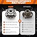 GAHA 513349 Front Wheel Bearing and Hub Assembly Compatible for Jeep Cherokee 2014-2023 Wheel Hub Bearing